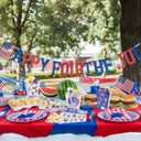 24Pcs 4th of July Party Popcorn Boxes Patriotic Party Candy Cookie Popcorn Container for Independence Day Theme Party Decorations