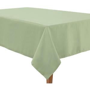 LANE LINEN Tablecloths Rectangular  Wrinkle-Resistant 60 x 84 Inch Table Covers, Stain-Free Washable Polyester Tablecloth for Dining, Kitchen, Camping & Events, Celadon Green