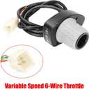 Twist Throttle for Razor MX500 MX650 SX500 Twist Grip Throttle 6-Wire Connector for Razor 36V MX500 (Version 21+) MX650 (Version 14+) EcoSmart SX500 (All Versions) Off Road Moto Part W13114501043