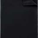 Sfoothome Queen Flat Sheet Black Top Sheet, Premium Hotel 1-Piece, Luxury and Soft 1500 Thread Count Quality Bedding Flat Sheet, Wrinkle-Free, Stain-Resistant