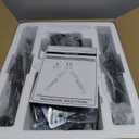 Dual Monitor Mount for Screens up to 43", Heavy Duty Ultrawide Dual Monitor Arm Holds 2.2-33lbs Each, Premium Gas Spring Adjustable Computer Monitor Stand for 2 Monitors, VESA Desk Mount