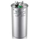 Dreyoo 70+7.5 uF 370/440V CBB65 Dual Run Round Capacitor for AC Motor, HVAC Capacitor, Air Conditioner Replacement, Heat Pump, Fan Start, Condenser Straight Cool, UL Listed