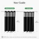 Dynamene Hook Free Stall Shower Curtain & Snap in Fabric Liner with Magnets, 60 Inch Wide Waffle Shower Curtains, Mesh Top Window, 3 in 1 Shower Curtain and Liner Set, 60" W x 75" L, Black