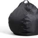 Big Joe Classic Bean Bag Chair, Black Smartmax, Durable Polyester Nylon Blend, 2 feet Teardrop