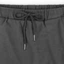 Century Star Tennis Skirts for Women with Pockets Golf Knee Length Skorts Athletic Sports Drawstring Waist Skirts with Shorts (Black, L)