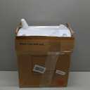 Bathroom Trash Can with Lid, Vacuum Adsorption Small Garbage Can 3.2 Gallon Press Top Lid Trash Bin with Legs Waterproof Waste Basket for Bathroom Bedroom Office Home RV