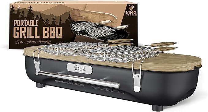 Portable Grill BBQ King Of The Camps