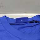 Block Logo Cotton T-Shirt, Black Jade/Cobalt, XL
