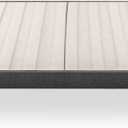 ZINUS Upholstered Metal and Wood Box Spring, 4 Inch Mattress Foundation, Easy Assembly, Fabric Paneled Design, Queen, Grey