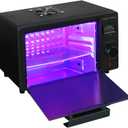 FAST MELT UV Resin Curing Box, 395nm UV Curing Light Station with 36 LED Beads, Auto UV Curing Resin Dryer Timer Setting Digital Display(S/M/H) with Tray, UV Light for Craft|Jewelry Making|DIY Decor