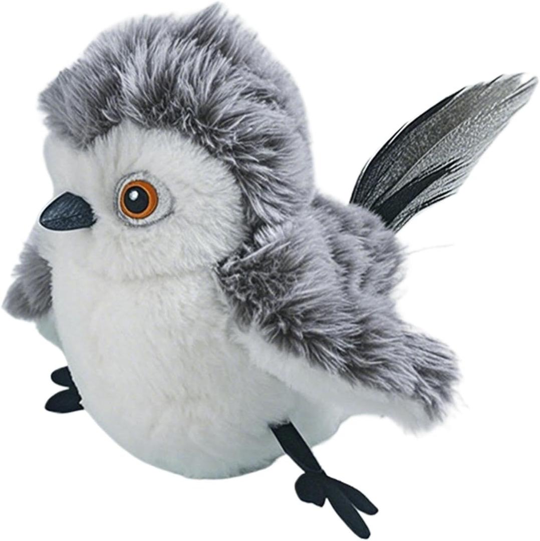 Bird Cat Toy - Chirping Bird Cat Toy, Flapping Bird Cat Toy | Touch Activated Kitten Toys with Sound Feather, Interactive Kitten Exercise Toys, Cat Exercise Toys for Indoor Cat (snowy owl)