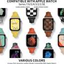 Leather Bands Compatible Apple Watch Bands For Women 38mm 40mm 41mm 42mm 44mm 45mm 46mm 49mm, Top Grain Leather Band Replacement Strap for iWatch Ultra SE SE2 Series 11 10 9 8 7 6 5 4 3 2 1