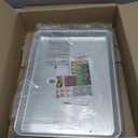 Nordic Ware Naturals Half Sheet Set - USA Made Aluminum Commercial Quality Sheet Pan for Baking or Roasting, Encapsulated Galvanized Steel Rim Prevents Warping, 2pk Half + Lid