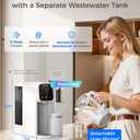 Waterdrop M6SL Mineral Reverse Osmosis Water Filter Countertop, Room-Temp | Glass Pitcher, NSF/ANSI 58 Certified, 8-Stage RO Filtration System, Reduce PFAS/TDS, 3:1 Pure to Drain, Installation-Free
