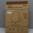 Toilet Seat with Toddler Seat, Potty Training Toilet Seat Round 2 in 1 Soft Close Quiet No Slapping, Magnetic Absorption, Easy to Install and Clean,White