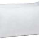 Amazon Basics Down-Alternative Pillows for Stomach and Back Sleepers, Soft Density, 20 x 36 inches, 1-Pack, White