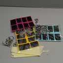 Metal Wire Puzzle Set of 24 with Pouch,Brain Teaser IQ Test Disentanglemen Iron Link Unlock Interlock Game Chinese Ring Magic Trick Toy for Party Favor Kids Adults Challenge