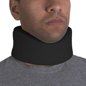 OTC Cervical Collar, Soft Contour Foam, Neck Support Brace, Black Narrow 2.5" Depth, Universal