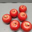 Artificial Apples Fake Frutis Apples, Simulation Apples for Home Decoration Lifelike Normal Size Apples Fake Apples for Kichen Party Chirstmas Decor (6 Pcs Red Apple)