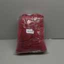 NICETOWN Christmas Red Blackout 120" Velvet Curtains for Backdrops, Thermal Insulated Noise Reducing Drapes for Film, Extra Long Window Treatments for Large Sliding Door (2 Panels, 52" Wide)