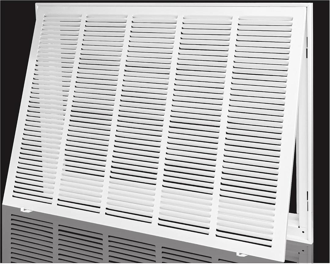 Return Air Filter Grille 30x20,Air Return Vent Cover Grill for 30"W x 20"H Duct Opening,Steel HVAC Vent Covers for Wall and Ceiling,Holds 1" Thick AC Filter, 30''W20''H