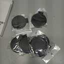 Jetec 6 Pieces Compact Mirrors Bulk Gifts Mini Vintage Pocket Mirrors for Purse Small Portable Folding Round Makeup Stuffs for Travel Daily Use Party Favors Women (Black)