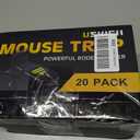 20 Pack Mouse Traps Indoor for Home,Mice Traps for House,Reusable Mouse Trap that Work,Small Mice Catchers for Home Indoor, Quick Set Mousetraps Effective