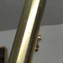 Bathroom Sink Stopper P-Trap Complete Set Adjustable 1-1/4 Bottle Trap Solid Brass Sink Drain Kit Tube and Pop Up Drain Stopper Set Without Overflow, Brushed Gold