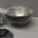 70oz Black Stainless Steel Dip Chiller Bowl with Lid (2 Pack)
