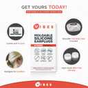 Silicone Ear Plugs - 6 Pairs Vibes Reusable Earplugs For Sleep, Custom Waterproof Moldable Gel, 32 dB Best Sound Blocking Earplug, Noise Reduction in Sleeping, Travel, Swimming, Studying, Construction