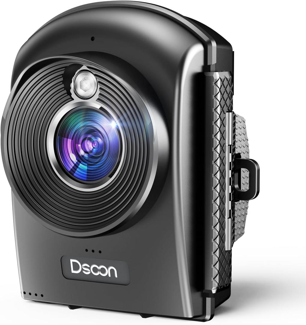 Dsoon Time Lapse Camera,1080P FHD Timelapse Camera Outdoor Construction Recording,180-Days Standby,110 Wide Angle & 2.4" LCD Screen,IP66 Waterproof,Multiple Modes,Includes 64GB TF Card