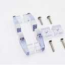 Basco ECPPDLX51BN framed sliding shower door parts, Brushed Nickel