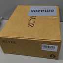 Women's Mid-Calf Cowboy Boots Western Style Zipper Boots Genuine Leather Chunky Heel Perfect for Skirts and Jeans, Black, 7