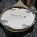 Flea Traps for Inside Your Home 2 Packs, Flea Light Trap for Indoor, Bed Bug Killer with Sticky Pads & Light Bulb Replacement, Natural Fleas Insect Infestation Treatment Trap (White+Grey)