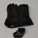 Autocastle 7.4V Heated Gloves Rechargeable Electric Battery Heated Gloves for Men Women,Touchscreen Thermal Heat Gloves,Battery Heated Ski Cycling Hunting Winter Hot Thermal Gloves Hand Warmer L