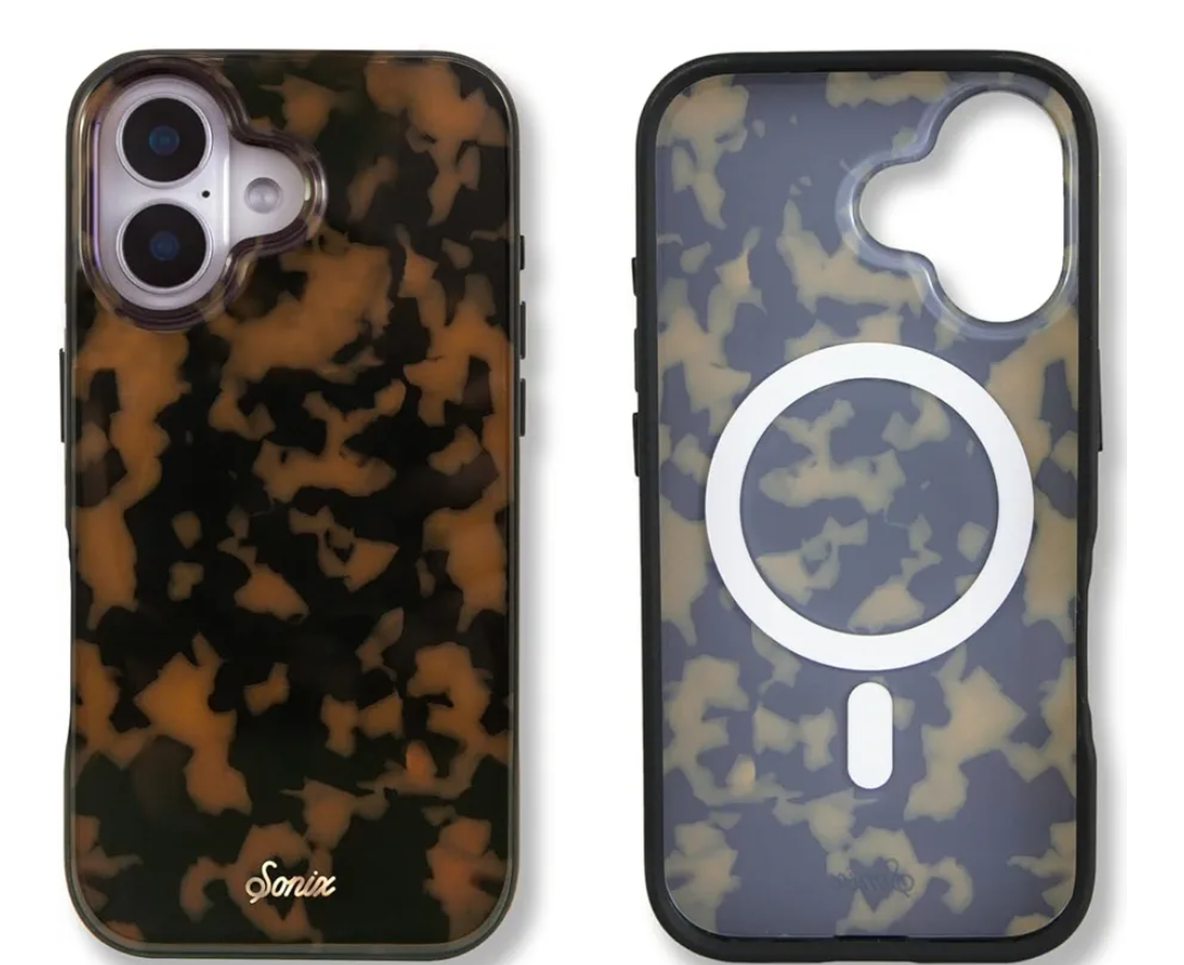 Sonix Case for iPhone 16 | Compatible with MagSafe | 10ft Drop Tested | Tortoiseshell | Brown Tort