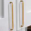 Antique Brass Cabinet Handles Kitchen Pulls 10 Inch 10 Pack