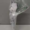 18" Heavy Duty Cane Bolt Gate Drop Rod Extra Thick Hardware Ground Latch for Wood PVC Vinyl Metal Fences Gates, Double Doors, Black Solid Steel-1 Pack