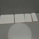 4 Pack Buffet Risers, Dessert Display Stands Foldable Food Stands for Display Party Risers for Buffet Table with Acrylic Plates for Party Table Dessert Catering Supplies Jewelry(White)