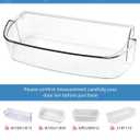 W10710203 Refrigerator Door Bin Fit for whirlpool kenmore Refrigerator WRS571CIDM01 WRS588FIHZ00 WRS588FIHZ04 Door Bin- Replaces W10451871 3436767 by AMI PARTS