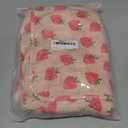 KPX 8 Set Packing Cubes for Travel, Luggage Packing Organizers Accessories Large Toiletries Bag for Clothes Shoes Cosmetics (Strawberry)