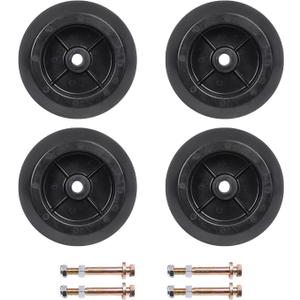 4Pcs Lawn Mower Anti Scalp Deck Wheel Kit Compatible with Rotary 13445 Hustler 788166 31997 781708 MTD 734-04039 & More