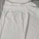 Phicia Sexy Satin Halter Neck Backless Maxi Dress for Women Elegant Tie Cowl Back Formal Wedding Guest Dress for Summer (Small, White)