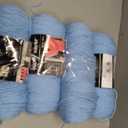 4 x RED Heart Super Saver Yarn, Light Blue