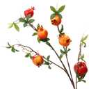 Artificial Branches, Fake Lemon Decor for Vase Filling Kitchen Table Farmhouse Centerpiece Decor(Pomegranates)