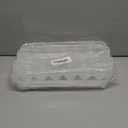 XBY-US 2 Pack Covered Egg Holders For Refrigerator, Plastic Storage Container/ Deviled Egg Tray Carrier with Lid Fits 18X2 Eggs(36 Eggs)