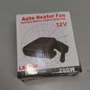 Car Heater, 12V 200W Fast Heating and Cooling Fan Portable Windshield Defogger and Defroster Plug into Cigarette Lighter for Car RV SUV (Large)