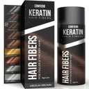 Keratin Hair Fibers for Men & Women - Fill In Fine or Thinning Hair, Instantly Thicker, Fuller Looking Hair (Medium Brown 15g) (0.53 Ounce (Pack of 1))