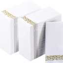 Vplus 400 Pack Paper Napkins Guest Towels Disposable Premium Quality 3-ply Dinner Napkins Disposable Soft, Absorbent, Perfect for Kitchen, Wedding, Parties, Dinners or Events (Gold), 400 Count