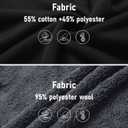 SCODI Hoodies for Men Heavyweight Fleece Sweatshirt - Full Zip Up Thick Sherpa Lined Hooded Jacket (XXL)